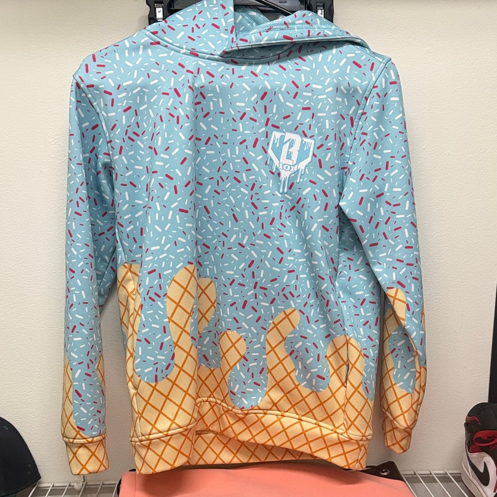 Colorful Kids Hoodie with Sprinkles Design